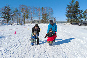 雪中運動会