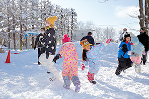 雪中レクレーション