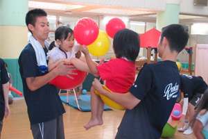 中学生との交流