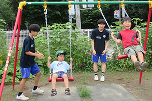 中学生との交流