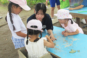 中学生との交流