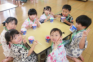 夏まつりごっこ